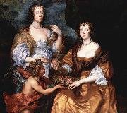 Anthony Van Dyck Portrat der Ladies Elisabeth Thimbleby und Dorothy Viscountess Andover oil painting